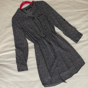 Black and white dress